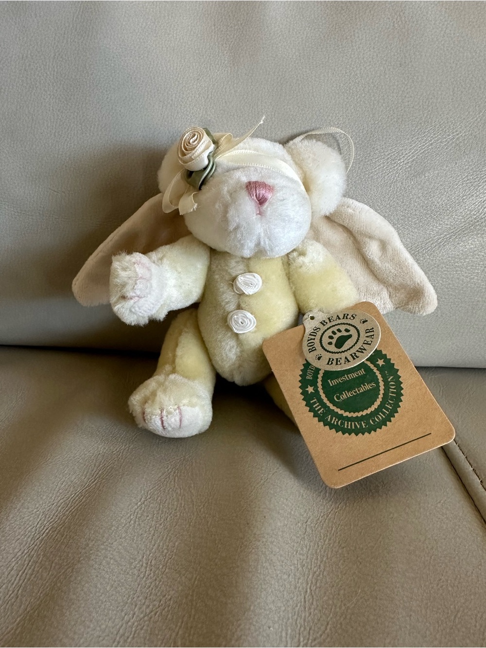 Retired vintage "Aurora Goodnight" Angel Bear